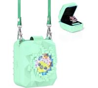 Silicone Cover Case for Bitzee Magicals - Interactive Toy Digital Pet, Protective Skin Sleeve for Magicals Virtual Electronic Pets Accessories, with Lanyard (GREEN)