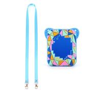 Silicone Cover Case for Bitzee Magicals - Interactive Toy Digital Pet,Protective Skin Sleeve for Virtual Electronic Pets Accessories with Lanyard (blue)