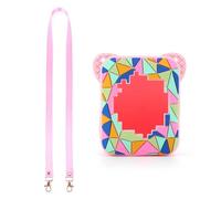 Silicone Cover Case for Bitzee Magicals - Interactive Toy Digital Pet,Protective Skin Sleeve for Virtual Electronic Pets Accessories with Lanyard (pink)