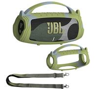 Silicone Cover Case for JBL Charge 5 Portable Bluetooth Speaker, Protective Skin Holder for JBL Charge 5 Speaker Accessories (Camouflage Case, NOT Fit Wi-Fi Version)