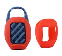 Silicone Cover Case for JBL CLIP 5, Protective Sleeve Case Drop-proof Shockproof Soft Skin Cover Protector for CLIP5 Portable Speaker Shell Accessories for Home, Outdoor and Travel (Red)
