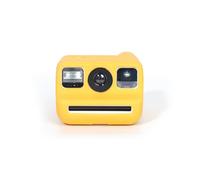 Silicone Cover Case for Polaroid Go Gen2 /Gen 1 Camera with Lanyard, Cute Solid Color Protective Cover,Dustproof,Shockproof,Drop - Resistant,Scratch-Proof (Yellow)