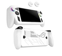 Silicone Cover Case for ROG Xbox Ally/Ally X, Soft Protective Sleeve with Thumb Grip Caps Anti-Slip Anti-Scratch Fitted Skin Case Grip Cover Protector Shell for Xbox ROG Ally (white)
