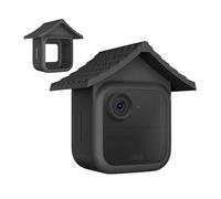 Silicone Cover Compatible with Blink Outdoor 4 4th Gen and Blink Outdoor 2K+, Eave Style Protective Case with Sun Hood, Weather Resistant Camera Cover Skin for Outdoor Camera Accessories,Black/1 Pack
