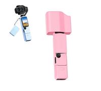 Silicone Cover Compatible with DJI Osmo Pocket 4 Pro, Anti Slip Design, 4-in-1 Lens and Screen Protector Set for Outdoor Vlog Content Creators (Pink)