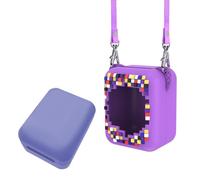 Silicone Cover for BITZEE Interactive Toy Digital Pet, Protective Skin Sleeve with Lanyard, Scratch Resistant Electronic Pets Travel Storage Bag (Purple)