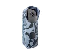 Silicone Cover for Blink Video Doorbell, Weatherproof Protective Case (Print Design) No-Drill Doorbell Skin, Anti-Slip Fit,Full Protection for Blink Doorbell, Easy Installation