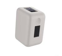 Silicone Cover for CUKTECH CP6 67W Power Adapter - Drop for Proof Anti-Dust Scratch Resistant Case Soft Grip Protective Skin Portable Charger Guard 6.6x4.9x3.8cm(Gray)