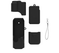 Silicone Cover for DJI Pocket4,Camera Protective Sleeve Case with Lens Screen Cap Cover Protector (Black)
