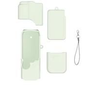 Silicone Cover for DJI Pocket4,Camera Protective Sleeve Case with Lens Screen Cap Cover Protector (neon Green)