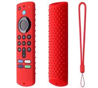 Silicone Cover for Fire TV Stick (3rd Gen), Remote Control Anti-drop Dustproof Sleeve Protective Case (Red)