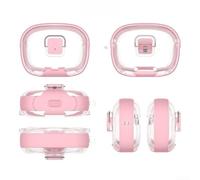 Silicone Cover for JBL Wave 200TWS Headphones - for tpu Protective Case with Keychain Portable Storage Bag Pink(pink)