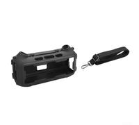 Silicone Cover For Soundcore Boom 2 Speaker With Shoulder Strap Shockproof Dust Resistant Protective Case Black Color Travel Ready Design Material Snug Fit Outdoor Use Accessory