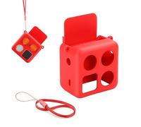 Silicone Cover for Yoto Mini (2024 Edition)-Make Your Own Card Bluetooth Audio Player, Protective Sleeve Case Music Player Accessories (Red)