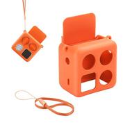 Silicone Cover for Yoto Mini (2024 Edition)-Make Your Own Card Bluetooth Audio Player, Protective Sleeve Case Music Player Accessories (Orange)