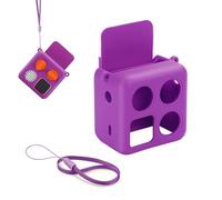 Silicone Cover for Yoto Mini (2024 Edition)-Make Your Own Card Bluetooth Audio Player, Protective Sleeve Case Music Player Accessories (Purple)