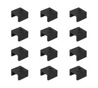 Silicone Cover Set 12Pcs for 3D Printer Nozzle Blocks Compatible with For CR10 and For Ender3 Models to Minimize Wear and Stable Printing Temperature