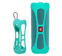 Silicone Cover Skin for JBL FLIP 5 Waterproof Portable Bluetooth Speaker, by Alltravel, Portable Full Protection Solution, Customized Skin with Color and Shape Matching, for FLIP 5 only (Mint Green)