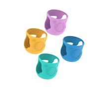 Silicone Covers Flexible Bottle Holder with Handles Shockproof Bottle Sleeve for Baby Bottles Drop Protections Covers Baby Feeding Accessories