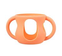 Silicone Covers for Glass Baby Bottles Bottle Holder with Easy Grip Handle Drop Protections Covers Shockproof