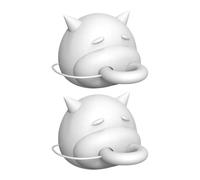 Silicone Cow Head Milk Box Caps For Spill Proof Pouring Bottles Pourer Lids Funny Carton Stoppers Diverter Funny Cow Head Carton Pourer