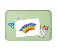 Silicone Craft Mats for Kids 60x40 cm Reusable Silicone Art Mat with Raised Lip and Scale, Non Slip Painting Mat for Drawing, Clay, Resin, Slime, Play Sand, Jewelry-Making & DIY Crafts Creation