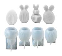 Silicone Craft Molds - Easter Theme Soap Mold, Candle Casting Kit, Flexible Non-Stick | Easy Release Mold for Christmas Soap by Manualida