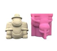 Silicone Craft Molds Flowerpot Turtle Shaped Concrete Moulds Vase Molds Silicone for Hand-Making Creative Mold