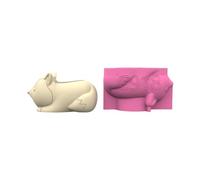 Silicone Crafting Concrete Flower Pots Moulds Animal Shape Vase Perfect for Craftin Enthusiasts Creative Gardening Supplies
