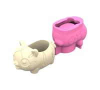 Silicone Crafting Concrete Flower Pots Moulds Animal Shape Vase Perfect for Craftin Enthusiasts Creative Gardening Supplies