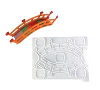 Silicone Crafting Mold Bridge Decorative Moulds Easy to Use Suitable for Making Craft and Creating A Cozy Atmospheres Easy Releasing Mold