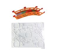 Silicone Crafting Mould Bridge Decorative Moulds Easy to Use for Making Crafts and a Cosy Atmospheres Craft Mould Suitable
