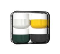 Silicone Cream Jars Leakproof Travel Essential For Cosmetic Face Hand Body Cream Containers For Toiletries Bottles With Clear Bag