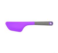 Silicone Cream Scraper for Home Bakers to Scrape Mix and Spread With Heat Resistant Material Compatible With Common For Baking and Cooking Tools (purple)