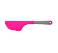 Silicone Cream Scraper for Home Bakers to Scrape Mix and Spread With Heat Resistant Material Compatible With Common For Baking and Cooking Tools (rose red)