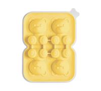 Silicone Cube Tray, Bear Shape Mould, Water Machine in the Freezer, Food Grade Ice Sturdy Non-stick Easy Release for Drinks Kitchen Fridge Whi