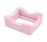 Silicone Cup Bracket,Portable Non Slip Silicone Cup Holder with Built in Slot for Bottle Crafting Decoration (Rose)