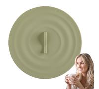 Silicone Cup Covers - Heat Resistant Silicone Mug Lid for Hot Beverage | Glass Cup Cover Travel Coffee Tea Milk Drinking Topper | Spill Privacy for Office Home Car Kitchen Outdoor Everyday Usage.