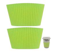 Silicone Cup Sleeves 2pcs Heat-resistant Cup Sleeves Coffee Cup Sleeves Drink Sleeve Glass Bottle Protector Sleeve