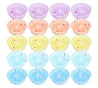 Silicone Cupcake Liners - Reusable Baking, Nonstick Easy Clean, Multi - Purpose for Desserts & Crafts, Colorful Cups for Parties & Daily Use, 12 Pack (Type 2)