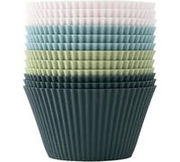 Silicone Cupcake Molds, Muffin Baking Cups, Reusable Silicone Baking Cups, Non-Toxic, BPA Free, Non-Stick, Dishwasher Safe, Cupcake Holder for Cake
