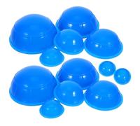 Silicone Cupping Cups Massage Tools Blue Set of Twelve 12pcs