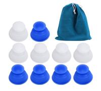 Silicone Cupping Device 11pcs for Body Home Therapy Cup Set | Negative Pressure Cupping Tools, Household Use, Silicone Material, Compact Cup Design, Wellness Routine