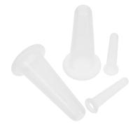 Silicone Cupping Set 4pcs White Mini Cups for Facial Care