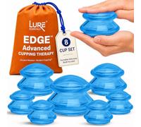 Silicone Cupping Set, Cupping Kit for Massage Therapy and Cellulite, 8 Cups