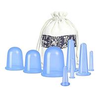 Silicone Cupping Therapy Cups Set - Anti Cellulite Silicone Vacuum Massage Cups for Face, Cheeks, Chin, Lips, Body Massage, Joint Pain Relief (7 Cups - 1*XL, 2*L, 2*M, 1*S, 1*XS Size)