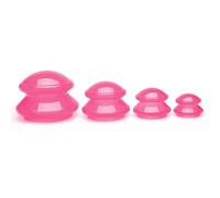 Silicone Cupping Therapy Sets, Silicone Cupping Kit for Massage Therapy, Anti Cellulite Cup for Cellulite Reduction Joint Pain Muscle Pain (Rose, One Size)