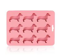 Silicone Dachshund Ice Cube Tray Novelty Chocolate Mold Creative Dachshund Ice Cube Tray Sausage Dog Gifts for Women Kids Dog Lovers