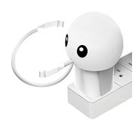 Silicone Data Cable Organizer - 5.3 x 5.3 x 7cm Desktop Wrap Clip, Elastic Charging Cable Holder, Creative Cartoon Design | Cable Organizer, Home Office Desk, Elastic Closure Mechanism