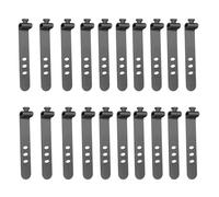 Silicone Data Cable Tie Winder - 20PCS 73mm Three-Hole Cable Organizer, Headphone Charging Holder for Digital Storage and Management, Organizer - Home Office Travel Use